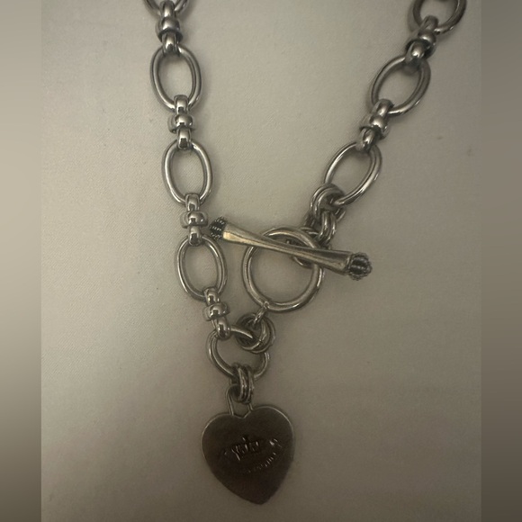 Silver Heart Charm necklace - Picture 1 of 4